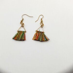 Gold Fringe Earrings